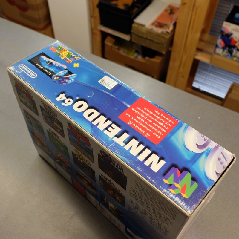 Nintendo 64 Clear Clear Blue Nintendo