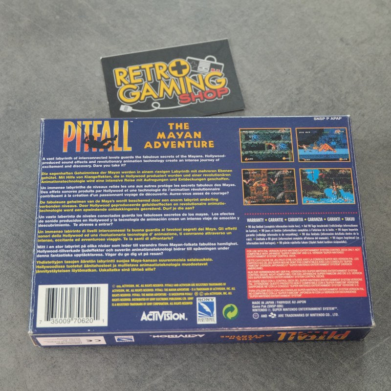 Pitfall The Mayan Adventure Nintendo