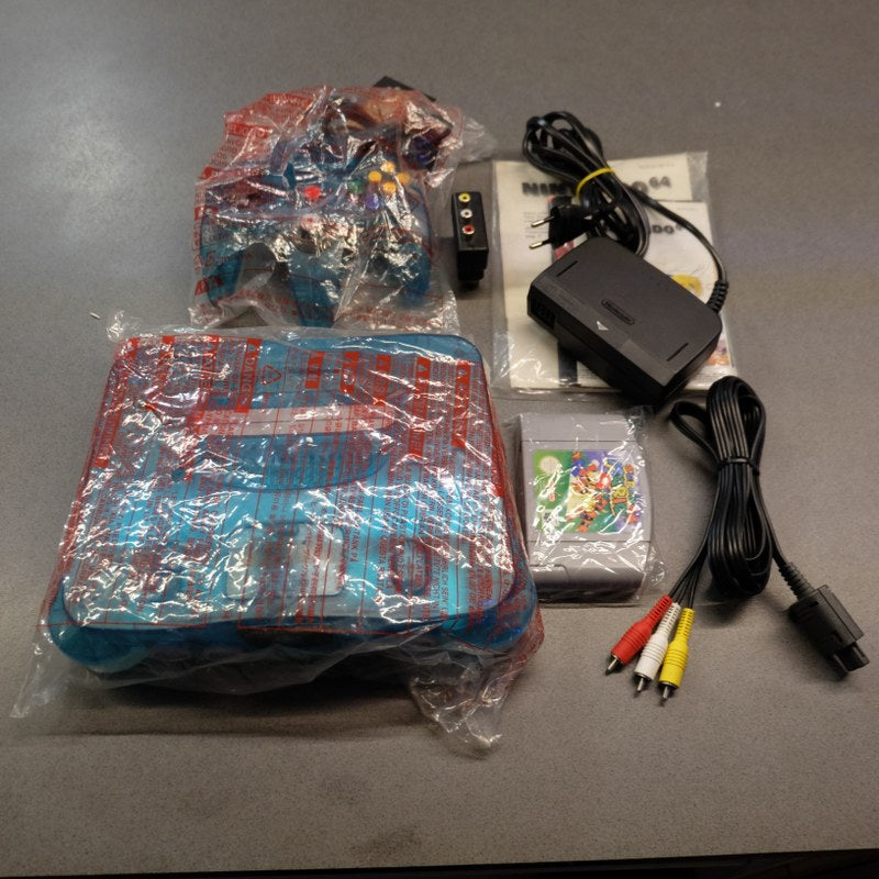 Nintendo 64 Clear Clear Blue Nintendo