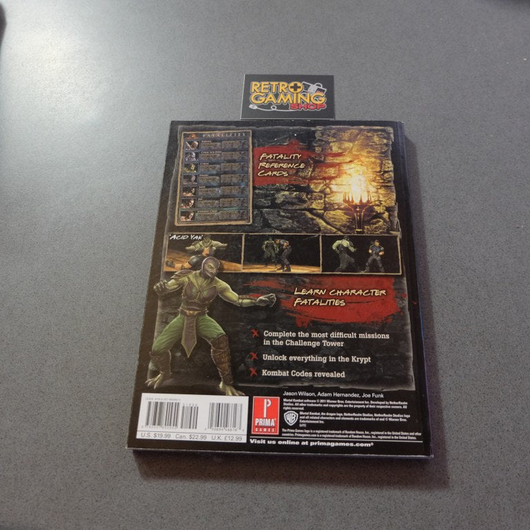 Mortal Kombat Prima's Official Game Guide Retrogaming Shop