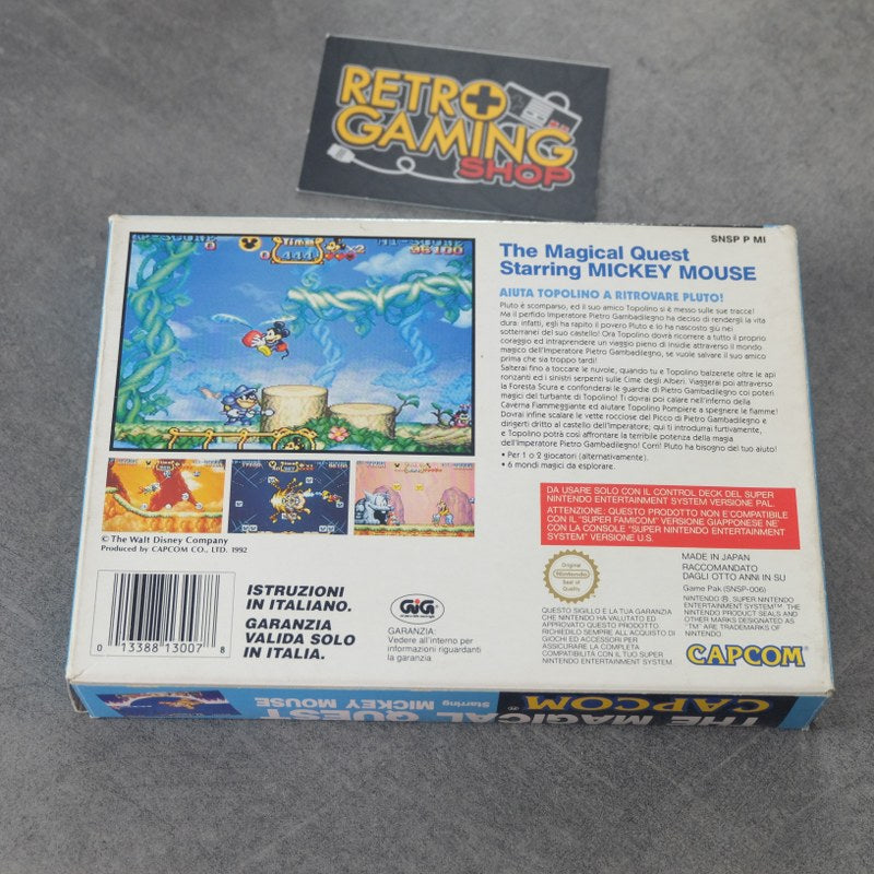 The Magical Quest Starring Mickey Mouse Nintendo