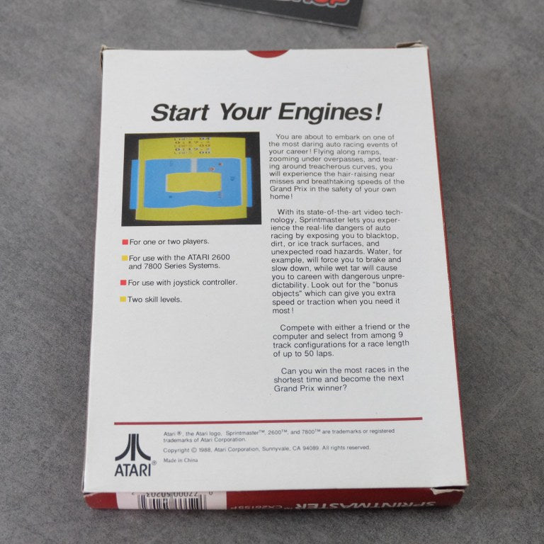 Sprint Master Atari