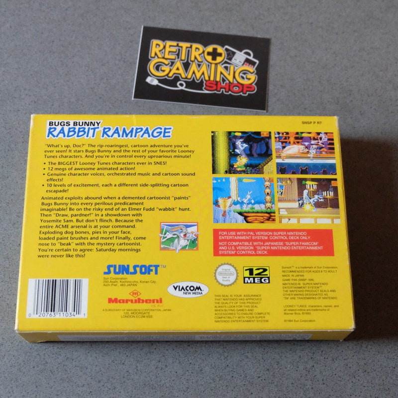 Bugs Bunny Rabbit Rampage Nintendo