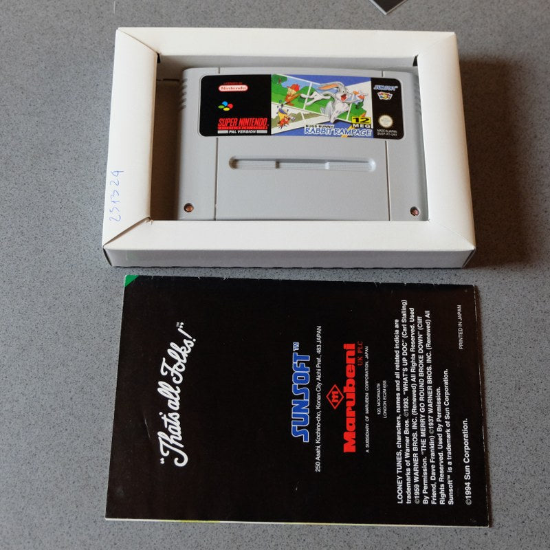 Bugs Bunny Rabbit Rampage Nintendo
