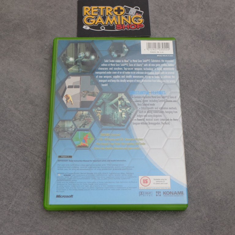 Metal Gear Solid 2: Substance Microsoft