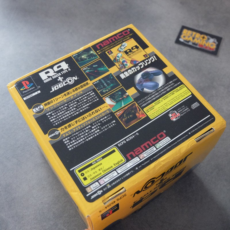 Ridge Racer Type 4 + Jogcon Bundle Nuovo Sony