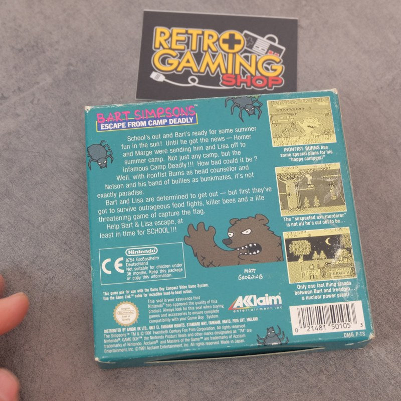 Bart Simpson's Escape from Camp Deadly Nintendo