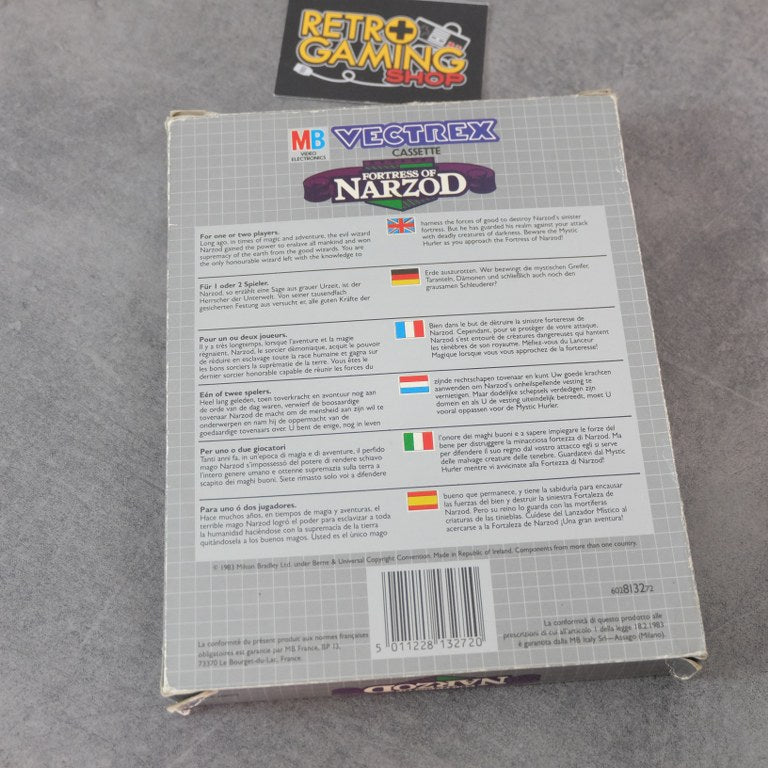 Fortress of Narzod Vectrex MB Electronics Philips