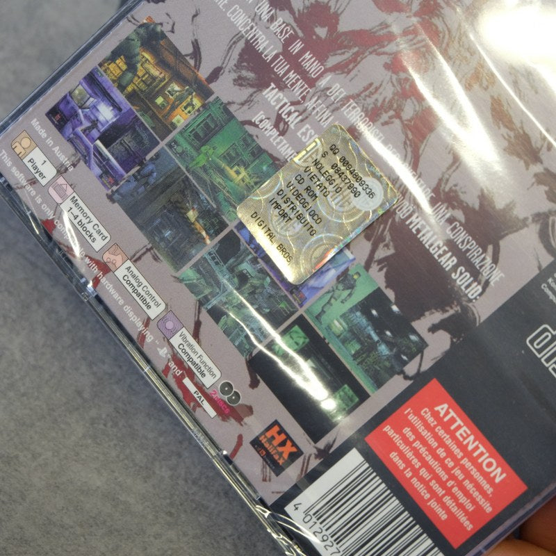 Metal Gear Solid Nuovo Sony