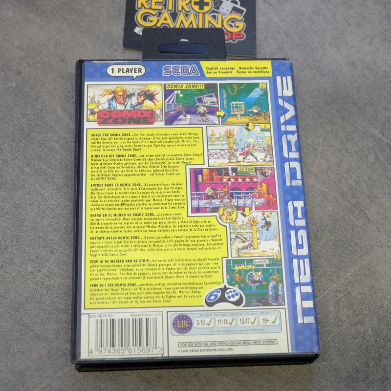 Comix Zone + cd Audio SEGA