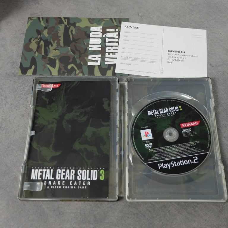 Metal Gear Solid 3 Snake Eater Edizione Limitata Steelbook Sony