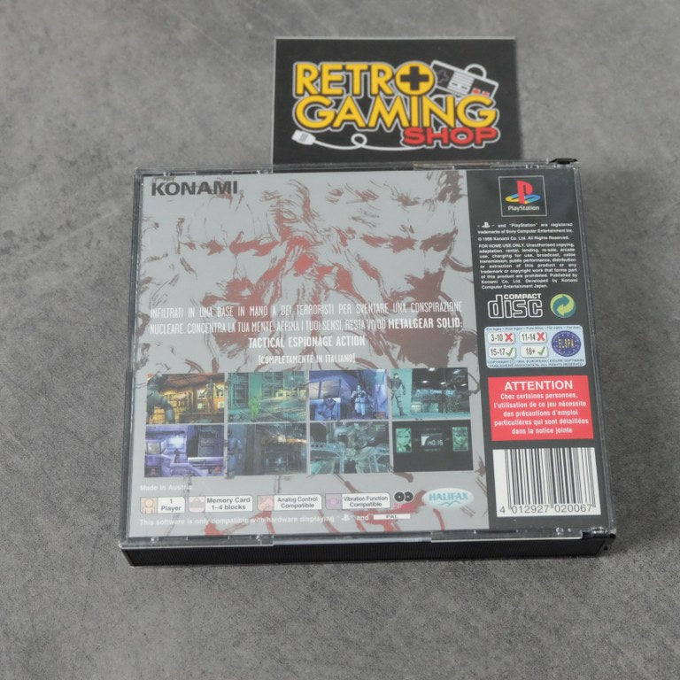 Metal Gear Solid + Demo Silent Hill Sony