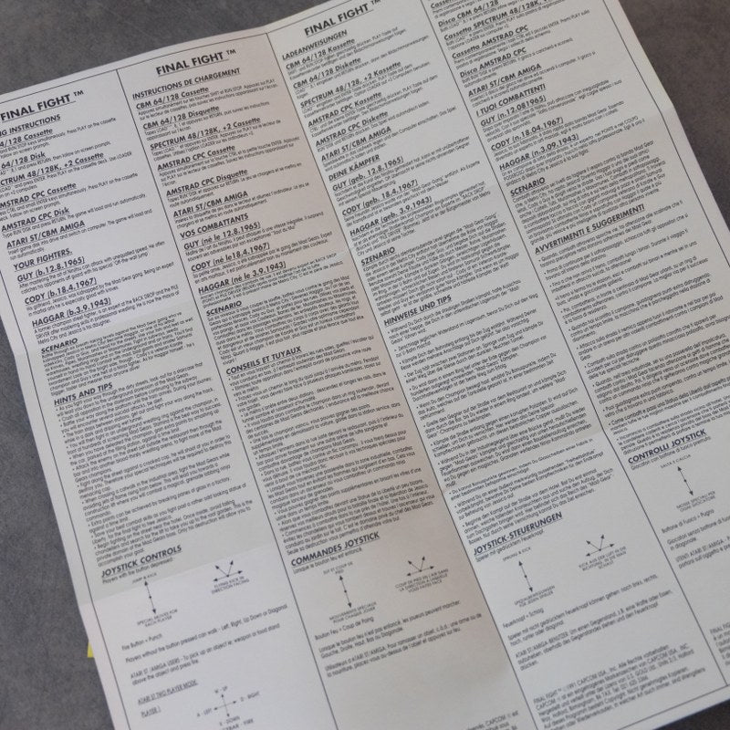 Final Fight Commodore