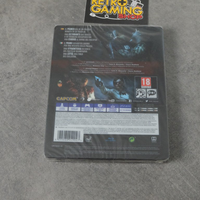 Resident Evil 2 Steelbook Nuovo Sony