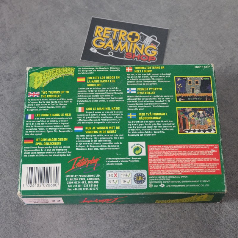 Boogerman A Pick and Flick Adventure Nintendo