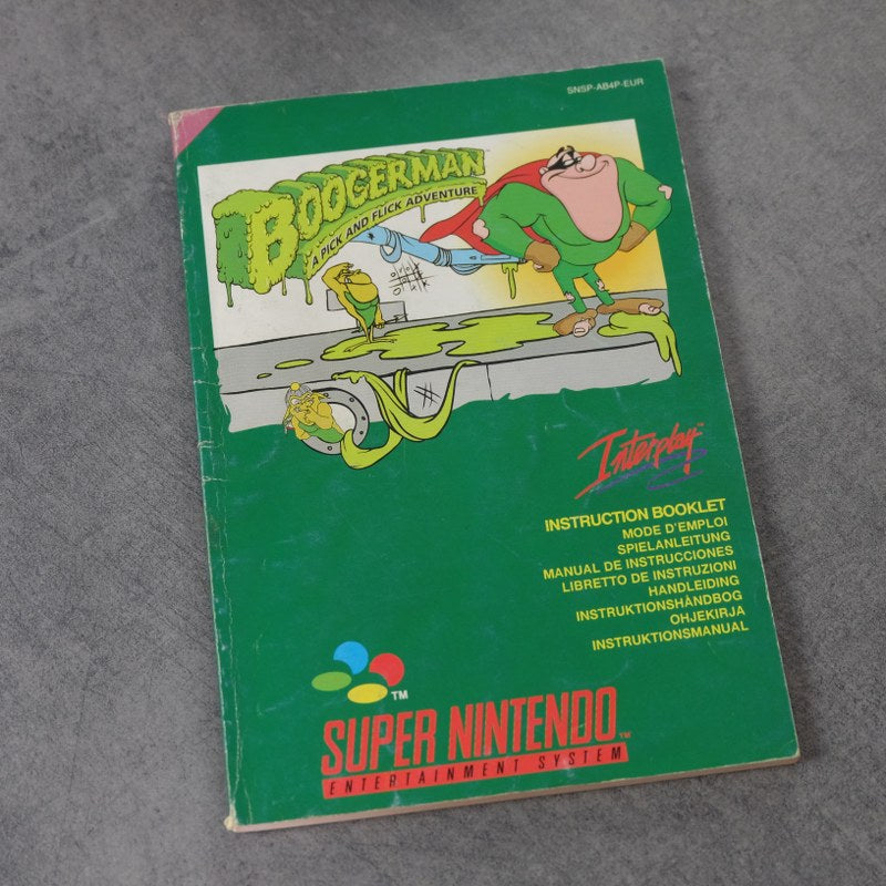 Boogerman A Pick and Flick Adventure Nintendo