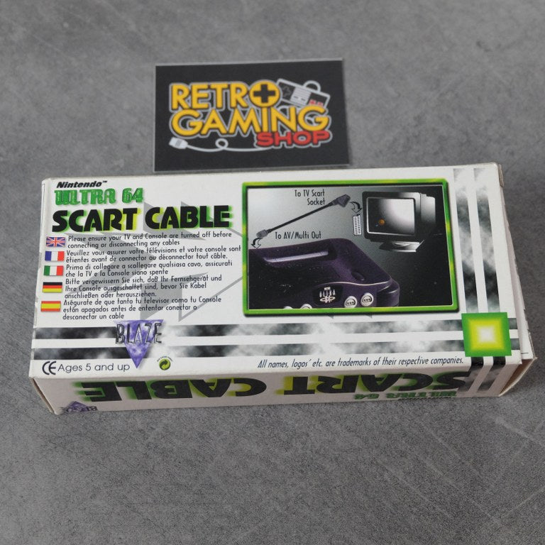 Ultra 64 Scart Cable Nintendo