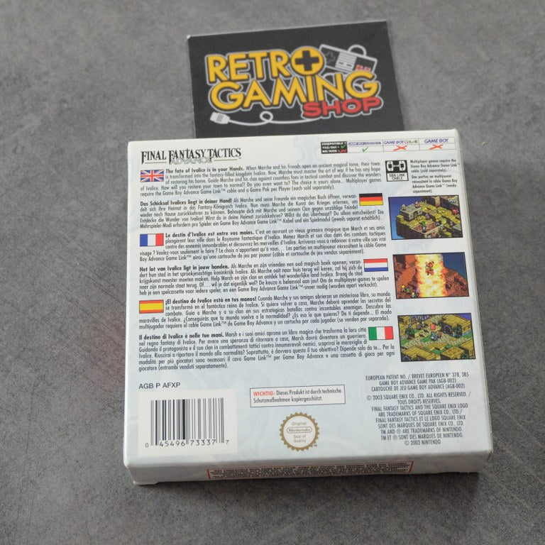 Final Fantasy Tactics Advance Nintendo