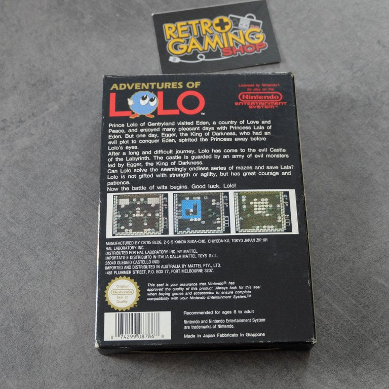 Adventures Of Lolo Nintendo