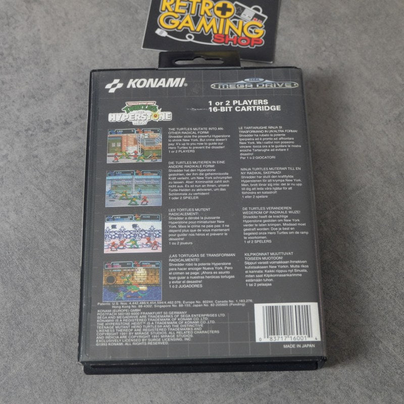 Teenage Mutant Ninja Turtles the Hyperstone Heist SEGA
