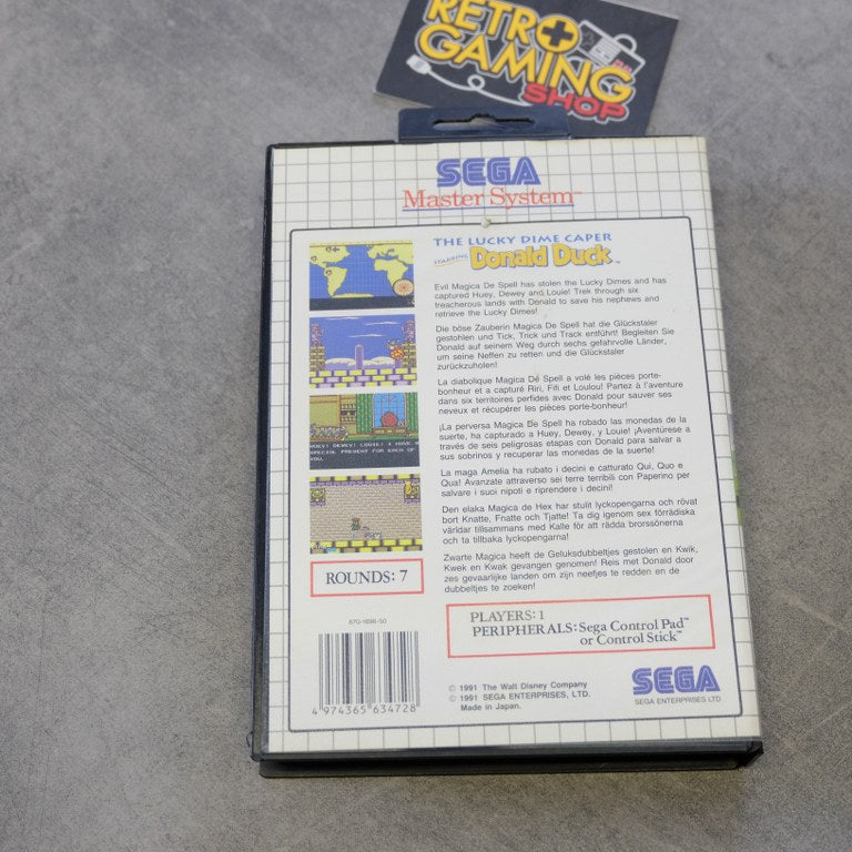 Donald Duck: the Lucky Dime Caper SEGA