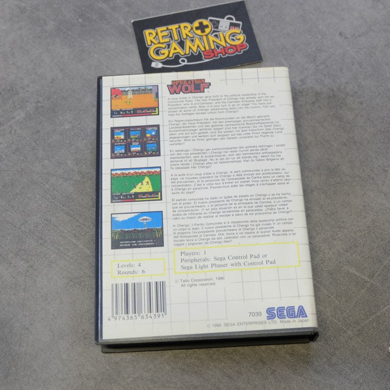 Operation Wolf SEGA