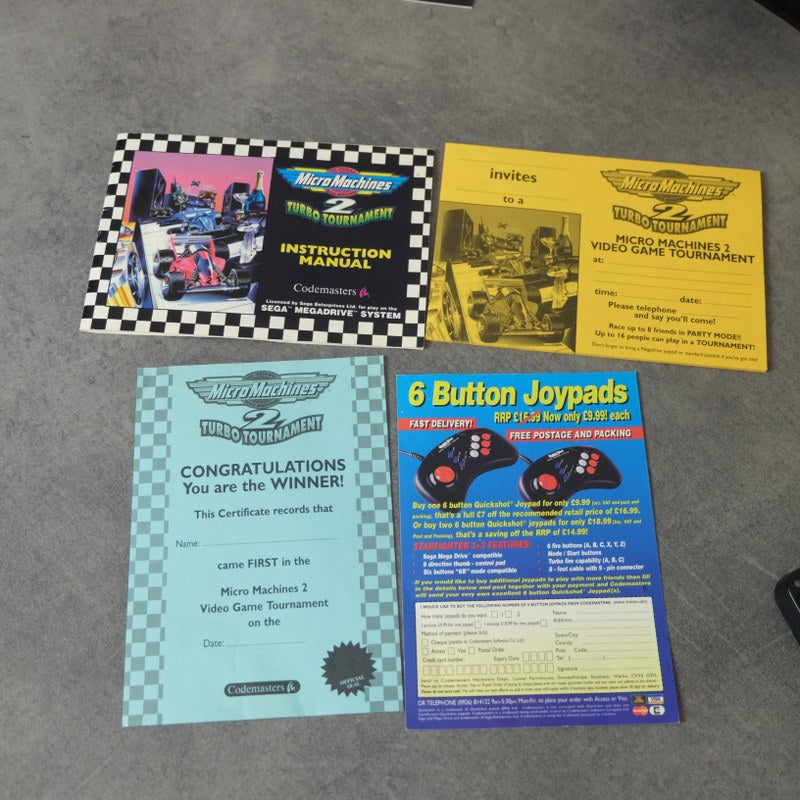 Micro Machines 2 Turbo Tournament SEGA