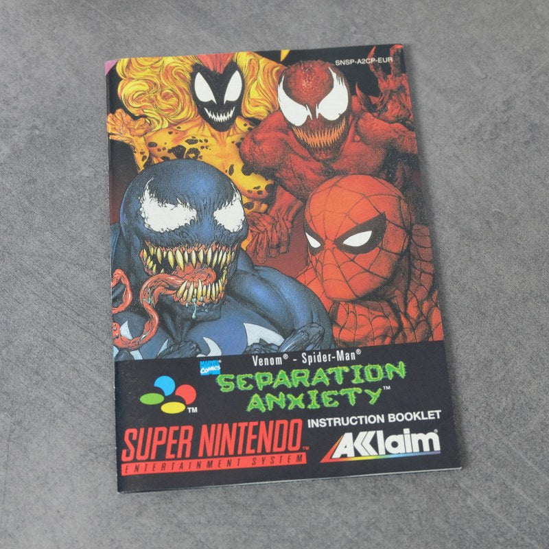 Venom Spiderman Separation Anxiety Nintendo