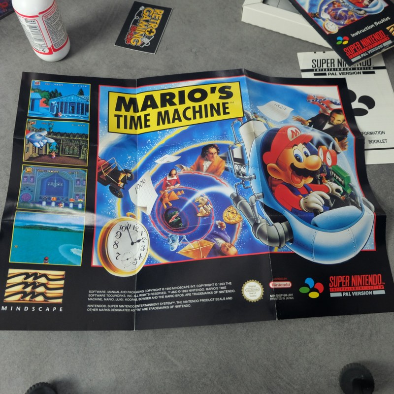 Mario's Time Machine Mario Discovery Series Nintendo
