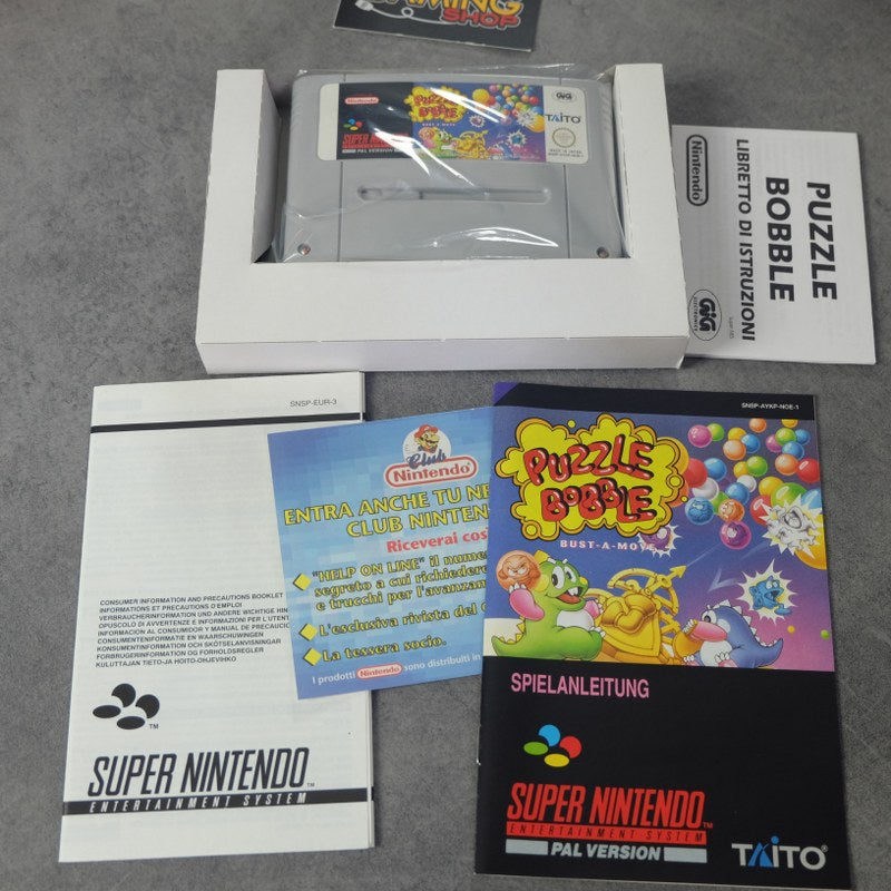 Puzzle Bobble Bust a Move Nintendo