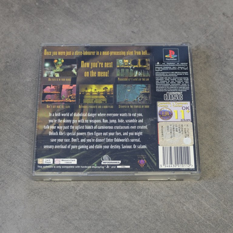 Oddworld Abe’s Oddysee Sony