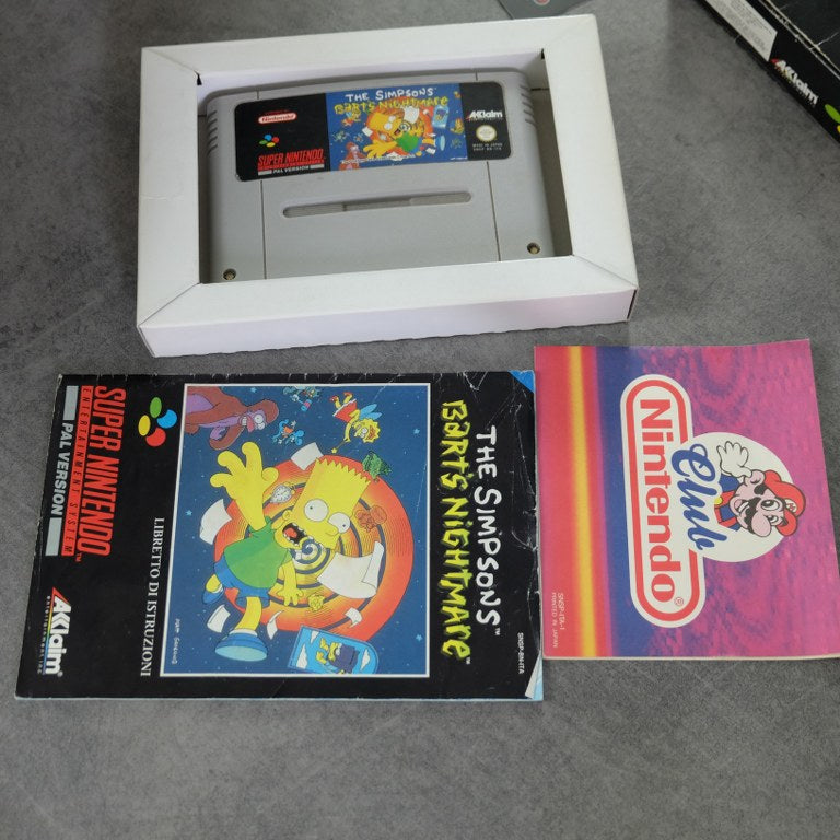 The Simpson's Bart's Nightmare Nintendo