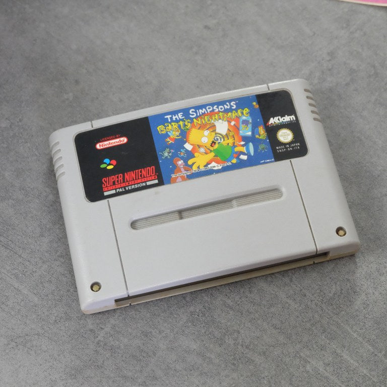 The Simpson's Bart's Nightmare Nintendo
