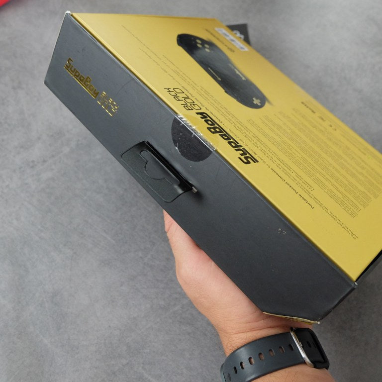Supaboy Black Gold Hyperkin Nuovo Nintendo