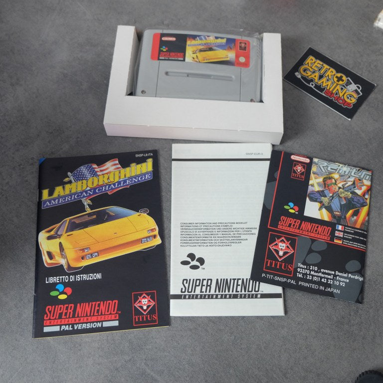 Lamborghini American Challenge Nintendo