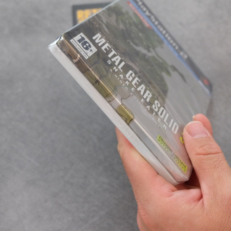 Metal Gear Solid 3 Snake Eater Edizione Limitata Steelcase Nuovo Sony