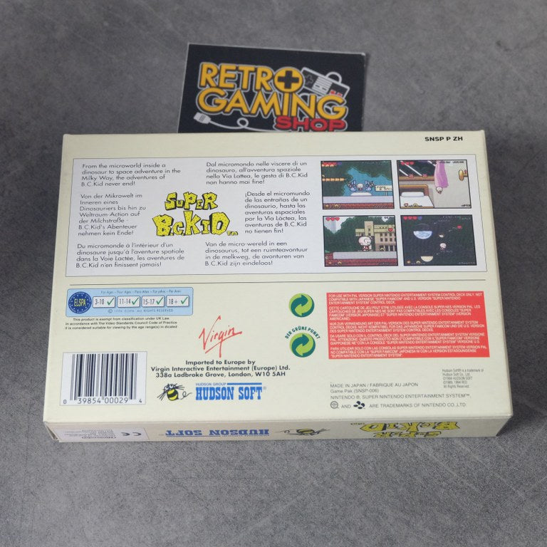 Super B.C. Kid Nintendo