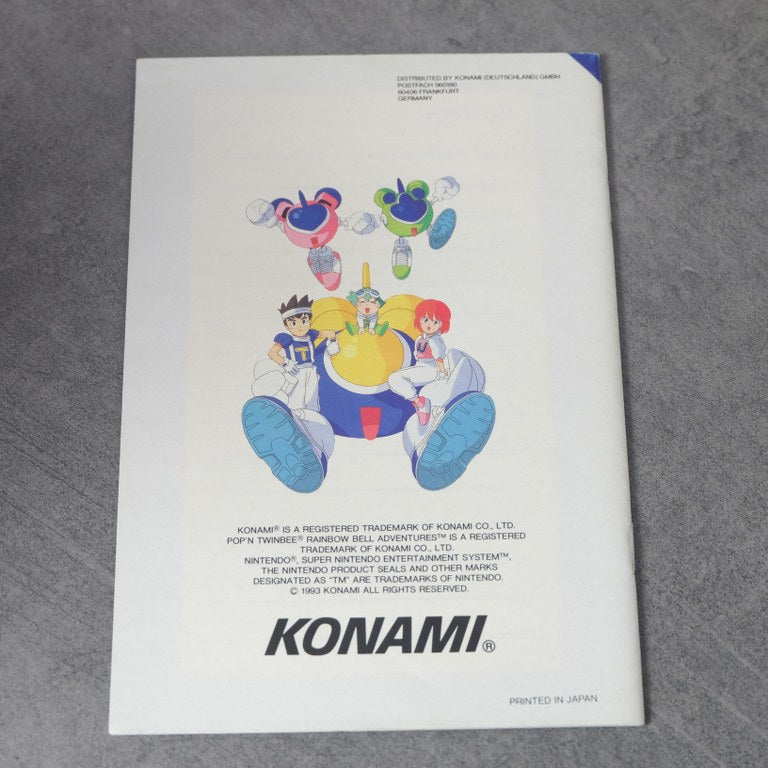 Pop 'N Twinbee Rainbow Bell Adventures Nintendo