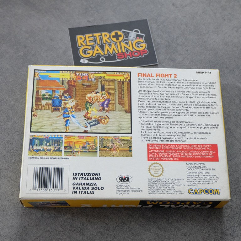 Final Fight 2 Gig Nintendo