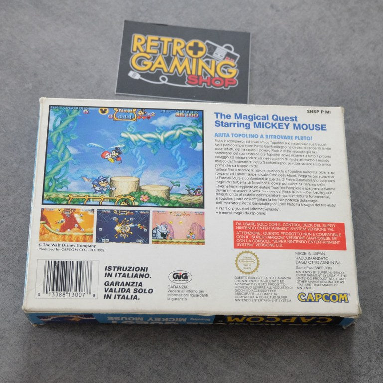 The Magical Quest Starring Mickey Mouse Nintendo