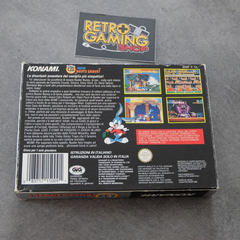 Tiny Toons Adventures Buster Busts Loose Nintendo