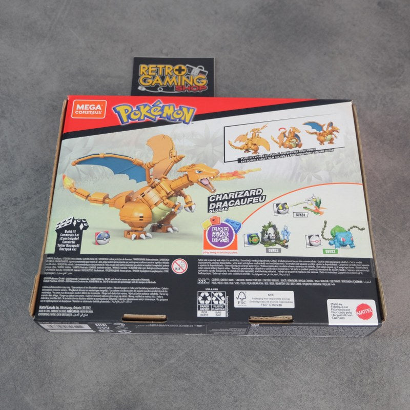 Pokemon Charizard Mega Construx Nuovo Nintendo