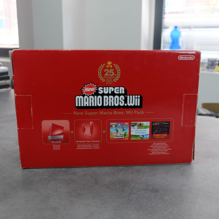 New Super Mario Bros Wii Pack 25esimo Anniversario Nuovo Nintendo