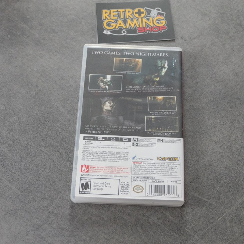 Resident Evil Origins Collection Nintendo