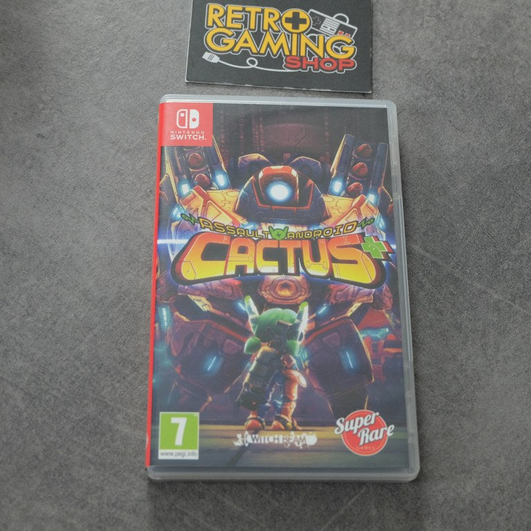 Assault Android Cactus + Super Rare Nintendo