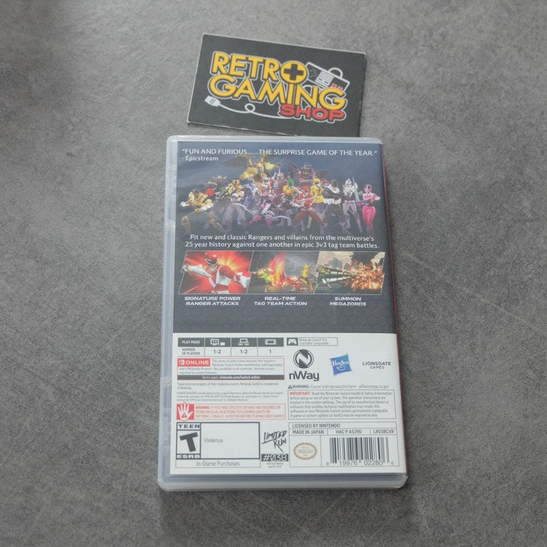 Power Rangers Battle for The Grid Limited Run Nintendo