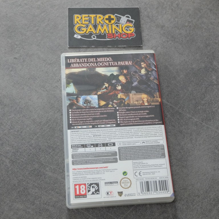 Attack on Titan 2 Nintendo