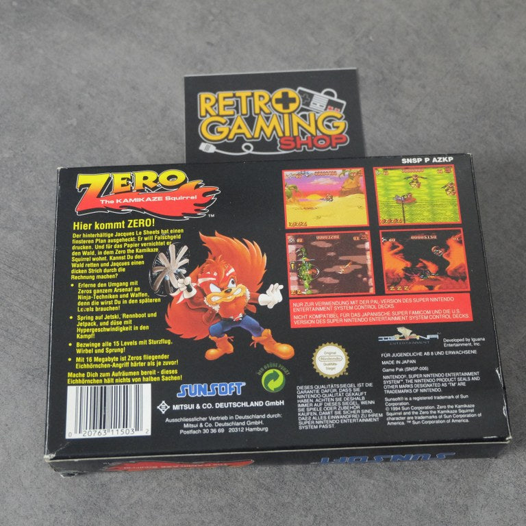 Zero The Kamikaze Squirrel Nintendo