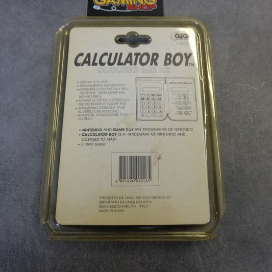 Calculator Boy Gig Nintendo