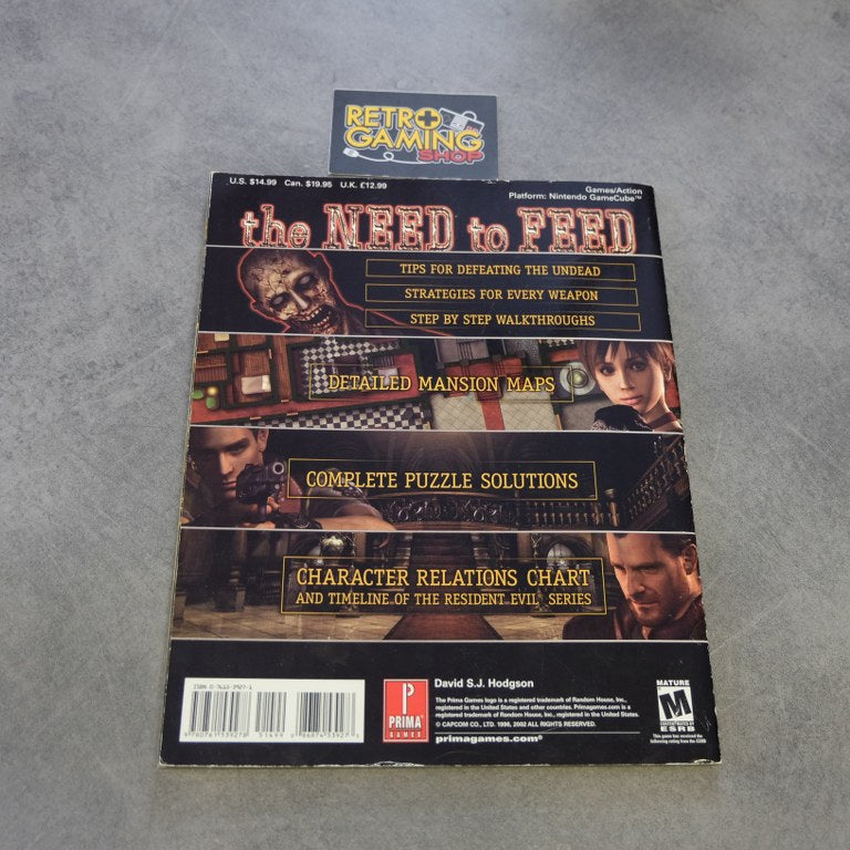 Resident Evil Prima's Official Strategy Guide Sony